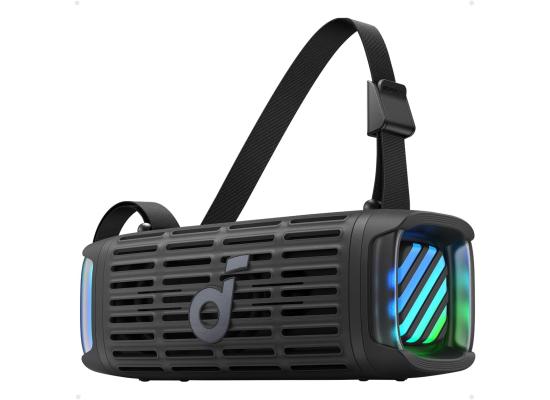 Anker Soundcore Boom 3i, Compact Outdoor Speaker, IP68 Waterproof, Floating Playback, Saltwater-Resistant, BassUp 2.0, 50W Portable Speaker, Bluetooth 5.3, 16H, TWS, Kayak/Fishing/Camping - Black